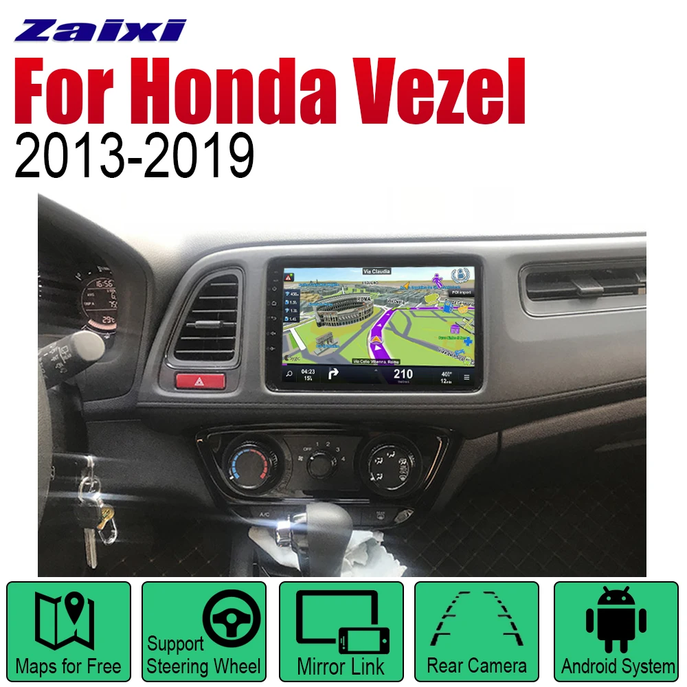 Sale ZaiXi Android Car Radio Stereo GPS Navigation For Honda Vezel HR-V 2013~2019 Bluetooth wifi 2din Car Multimedia Player Audio 0 Sale ZaiXi Android Car Radio Stereo GPS Navigation For Honda Vezel HR-V 2013~2019 Bluetooth wifi 2din Car Multimedia Player Audio 0