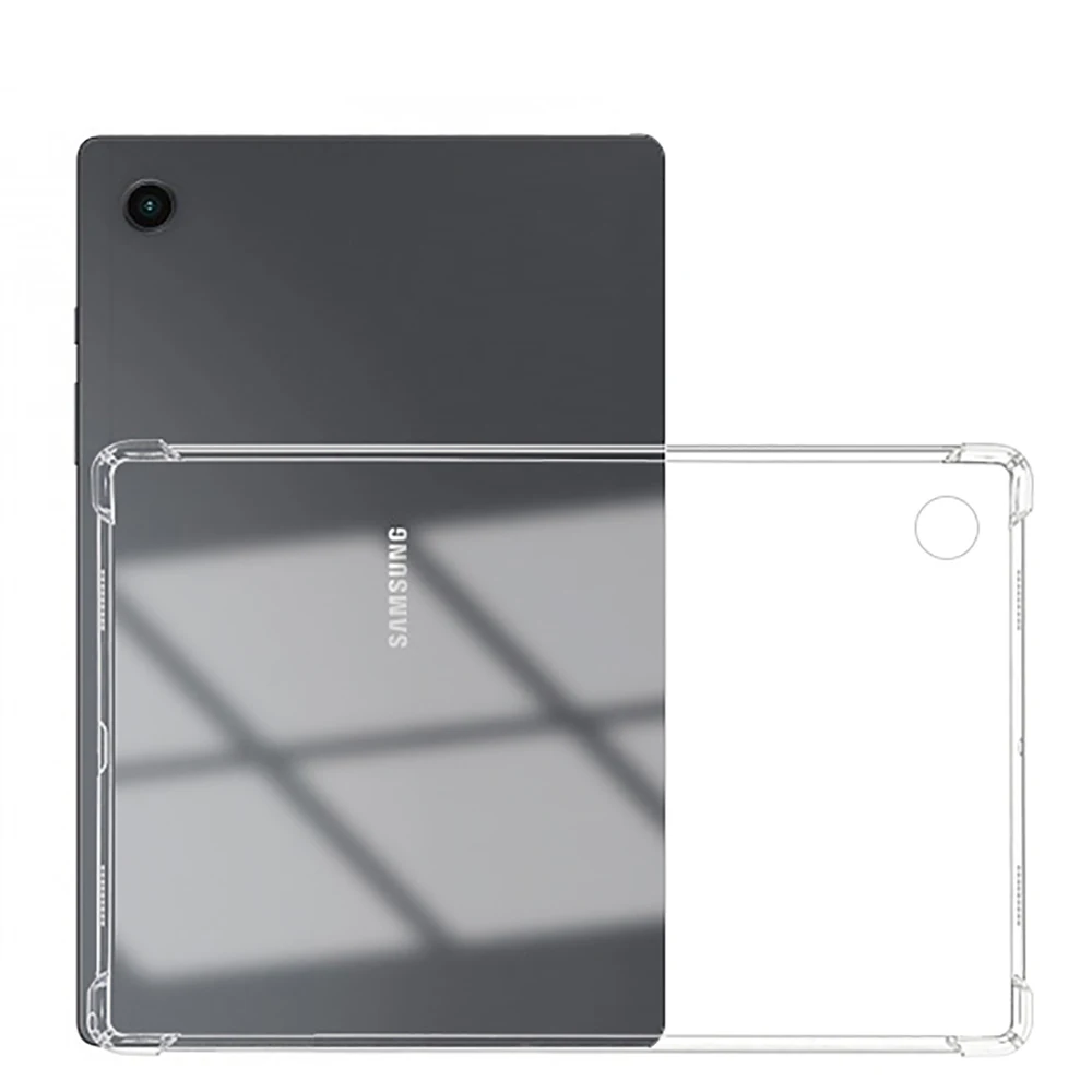 Tablet case for Samsung Galaxy Tab A8 10.5 Silicone soft shell Airbag cover Transparent protection funda SM-X200 SM-X205 tablet case