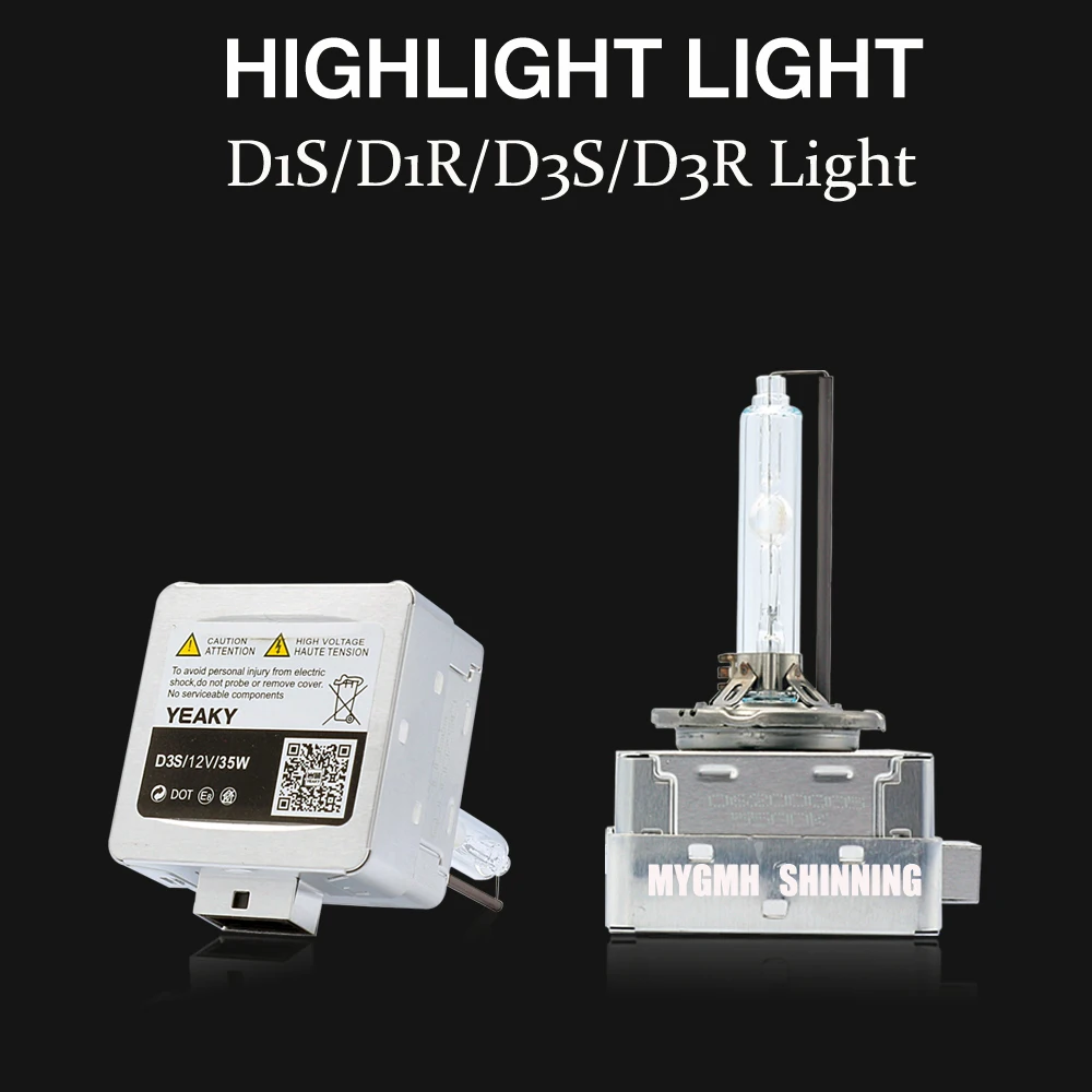 2 pcs Original Yeaky Xenon Bulb Lamp 12V 35W D1S D3S HID Xenon Light 4500K 5500K 6500K Auto Lamp Car HID Headlight Bulbs 6