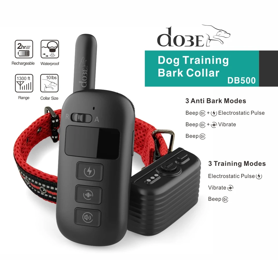 1st Dog training bark collar DB500