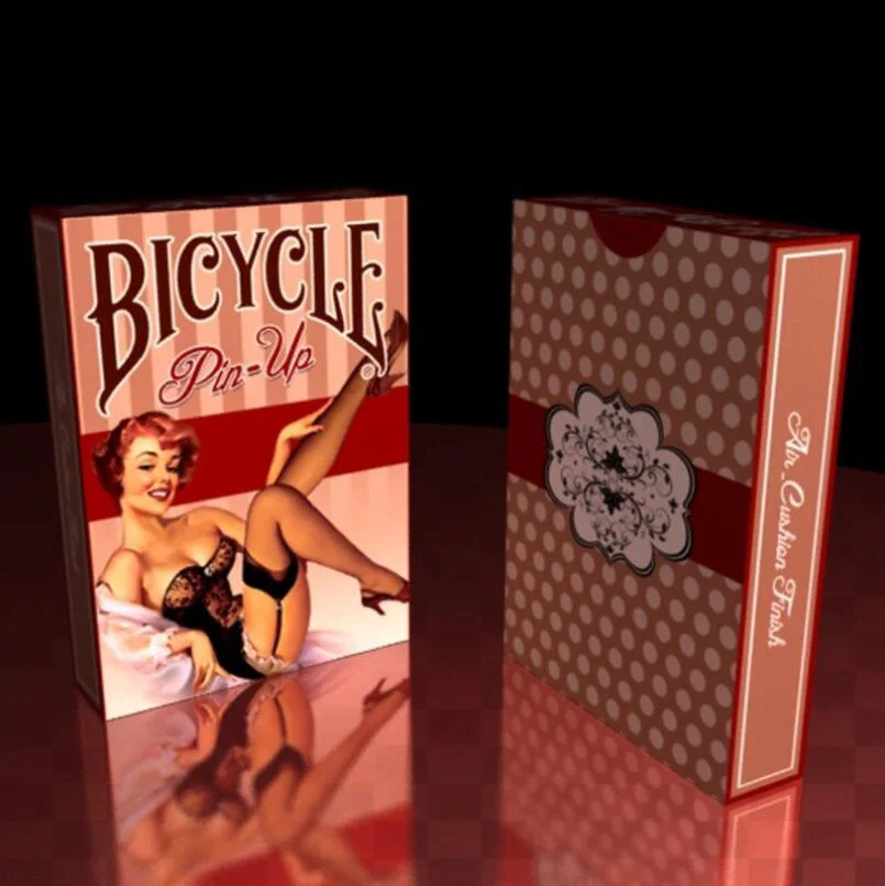 Велосипед Pin Up игральные карты обычный велосипед палуба всадник задняя карта
