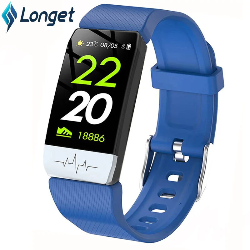 Фитнес трекер Longet T1 с функцией измерения температуры тела Bluetooth|Смарт-браслеты| |