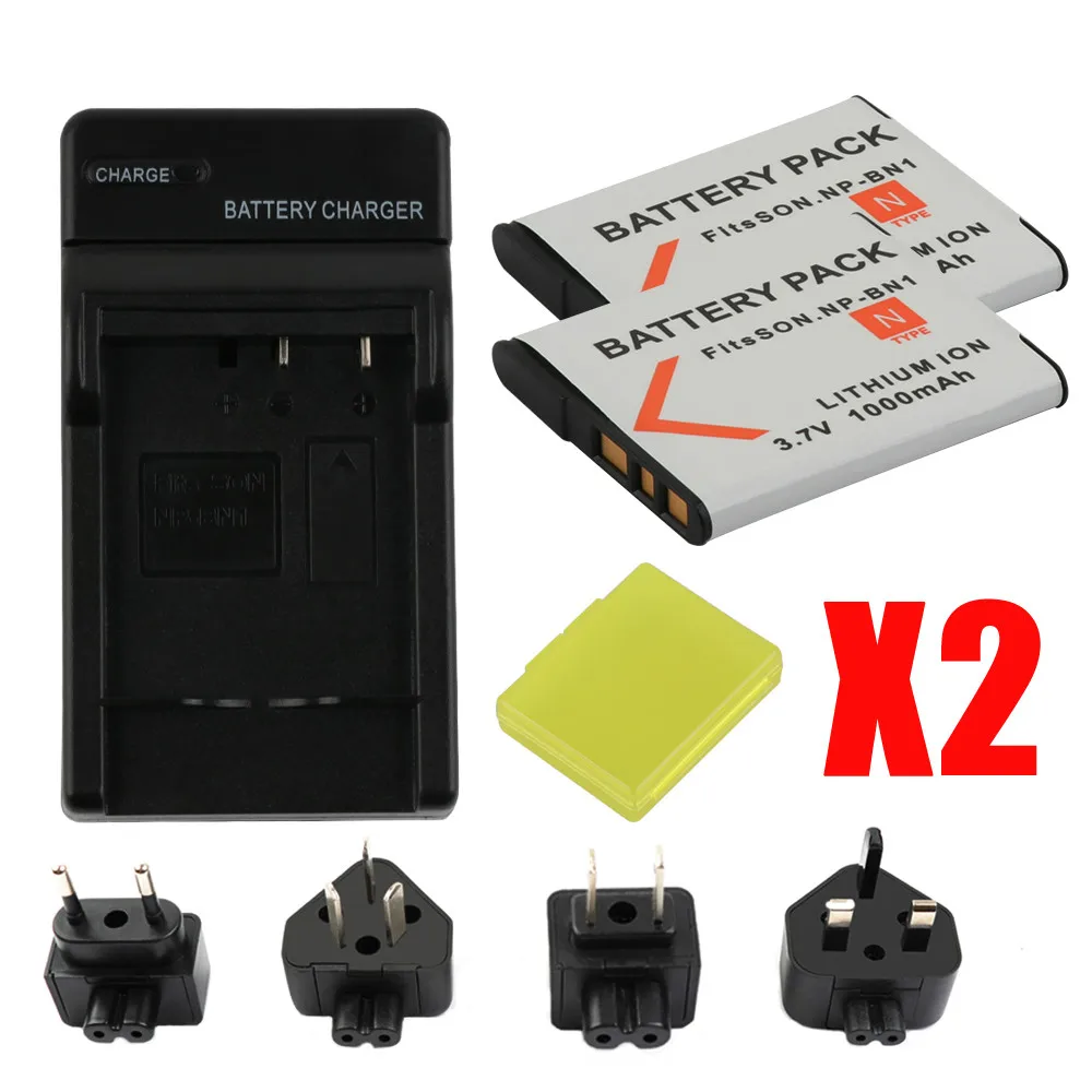 RP для NP BN1 np bn1 NPBN1 батарея + ЖК зарядное устройство USB sony DSC WX220 WX150 W380 W390 W320 W630 камера|Цифровые аккумуляторы| |
