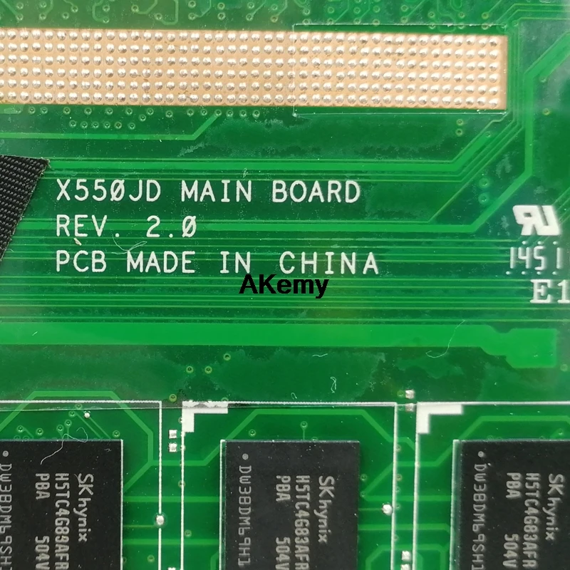 Новинка! Для For Asus X550JD X550JK X550JX X550JF FX50J ZX50J A550J материнская плата для ноутбука GTX850M 4
