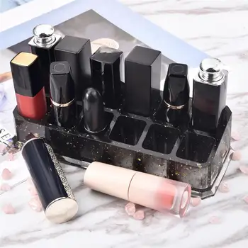 

Lipstick Storage Box Silicone Mold Manual DIY Crystal Jewelry Silicone Mold Storage Box Environmental Protection UV Resin Mold