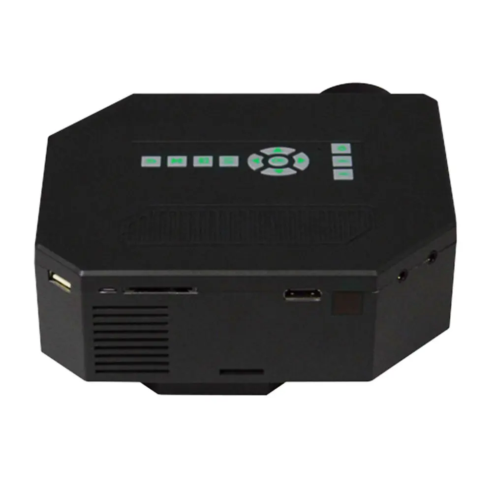 UC30 Профессиональный 150LUX домашний кинотеатр светодиодный проектор высокого разрешения 1080P Видео Медиа плейер HDMI Мини проектор US plus