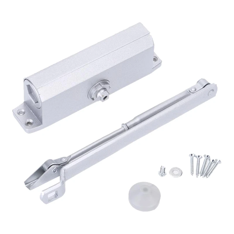 

Aluminum Alloy 35kg Automatic Hydraulic Door Closer with Parallel Bracket E4I2