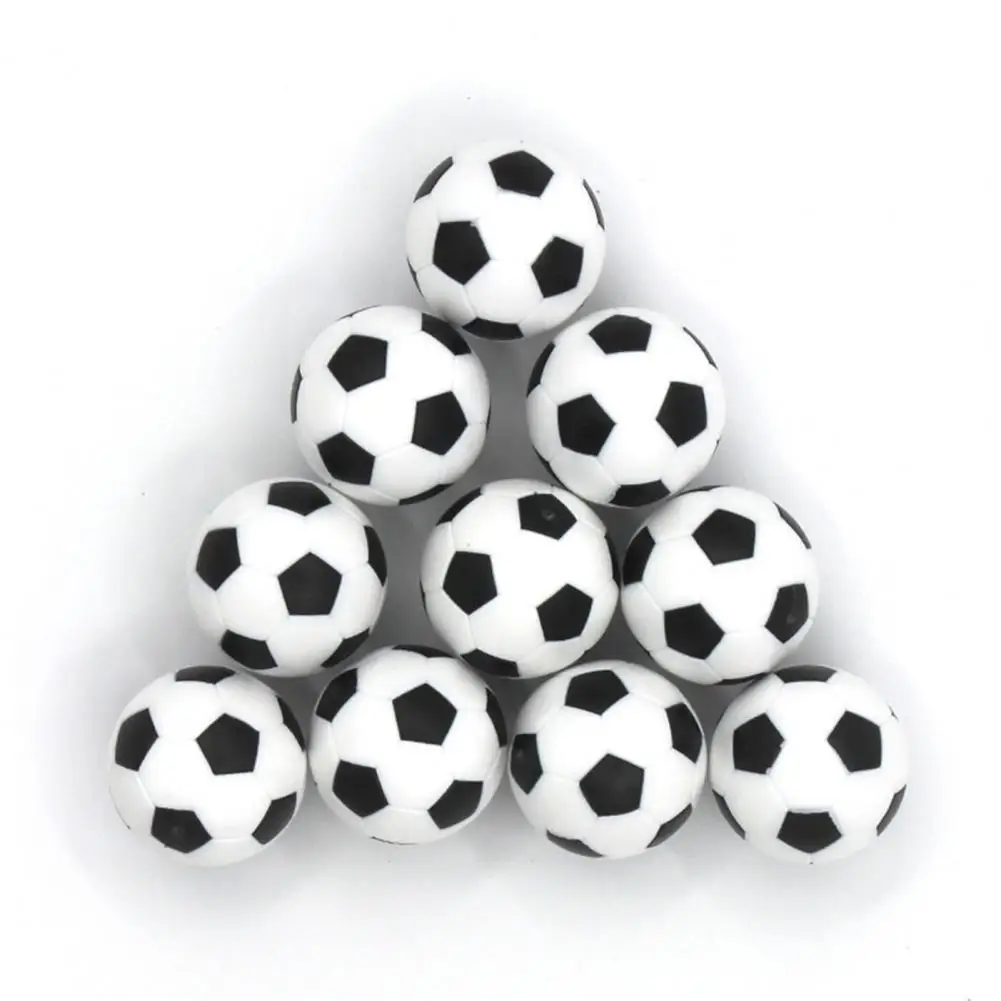 10Pcs Boardgame Football Practical Desktop Game Replacement Balls Fade-less Bright Colors Table Soccer