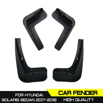 

Car Front Rear Car Mudguards Fender Flares Mud Guard Flap Anti Splash Mudflaps for HYUNDAI SOLARIS 2014-2016 Sedan 2017-2019