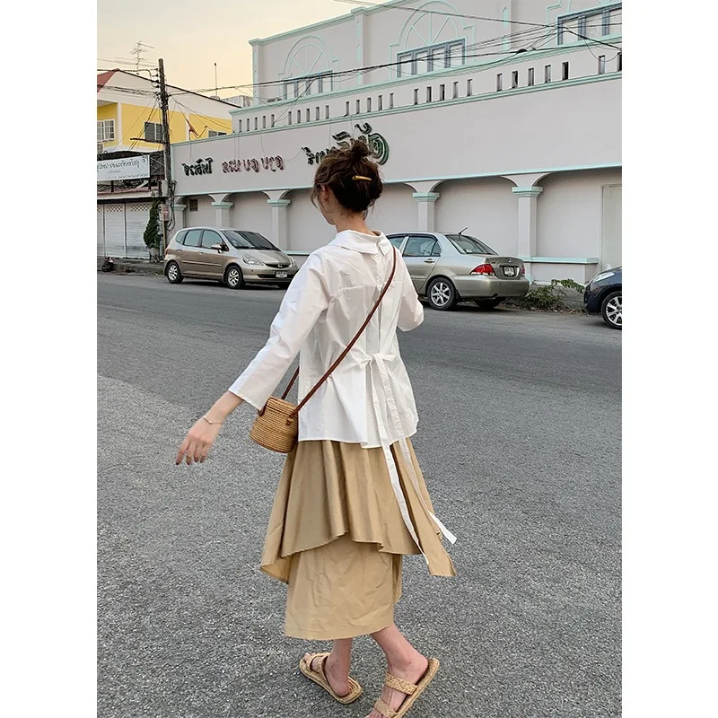 

Activate Your Wardrobe Designer-Irregular Culottes Women's Vintage Mid-length Skirt