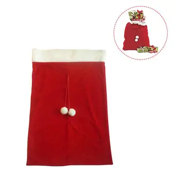 

5PCS 70x50cm Drawstring Gift Bags Christmas Party Wedding Favors Bags Draw String Pouch Christmas Gift Bags Candy Children Kids