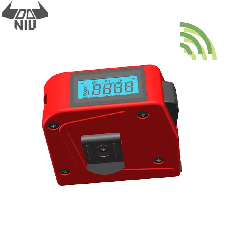 

DANIU 5M Wireless Transmission Digital Display Tape Electronic Ruler Wireless Distance Electronic Digital Range Measuring Tape