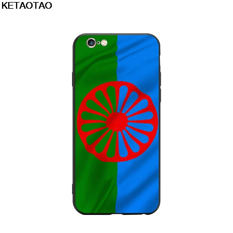 Зеленый KETAOTAO Цыганский Римский флаг чехол для телефона s для iPhone 7 8 Plus X XS XR 11 Pro для samsung чехол Мягкий ТПУ резиновый силиконовый - Цвет: Зеленый