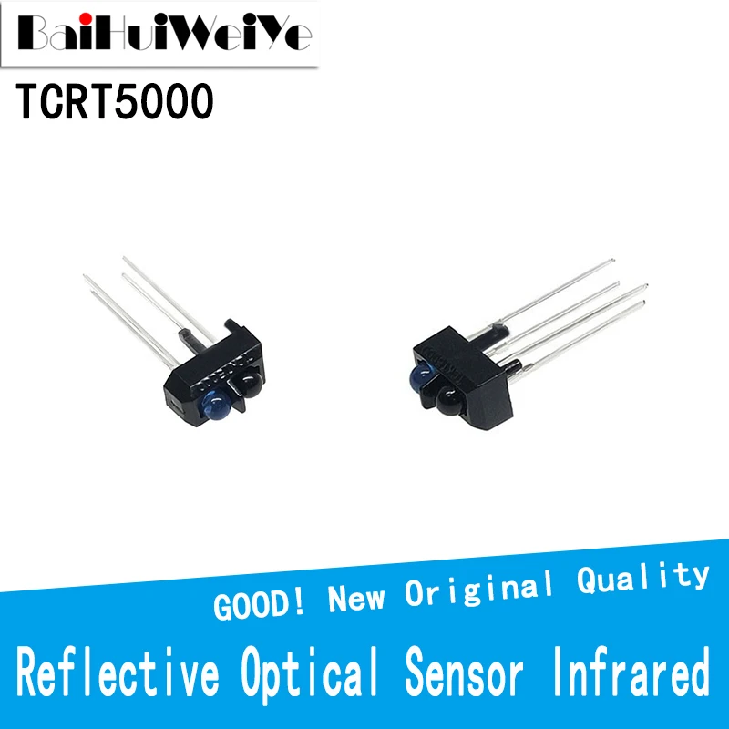 10PCS/Lot TCRT5000L TCRT5000 Reflective Optical Sensor Infrared IR Photoelectric Switch Special For Tracking Car fd2 nb12r amplifier type photoelectric sensors digital display optical fiber sensor