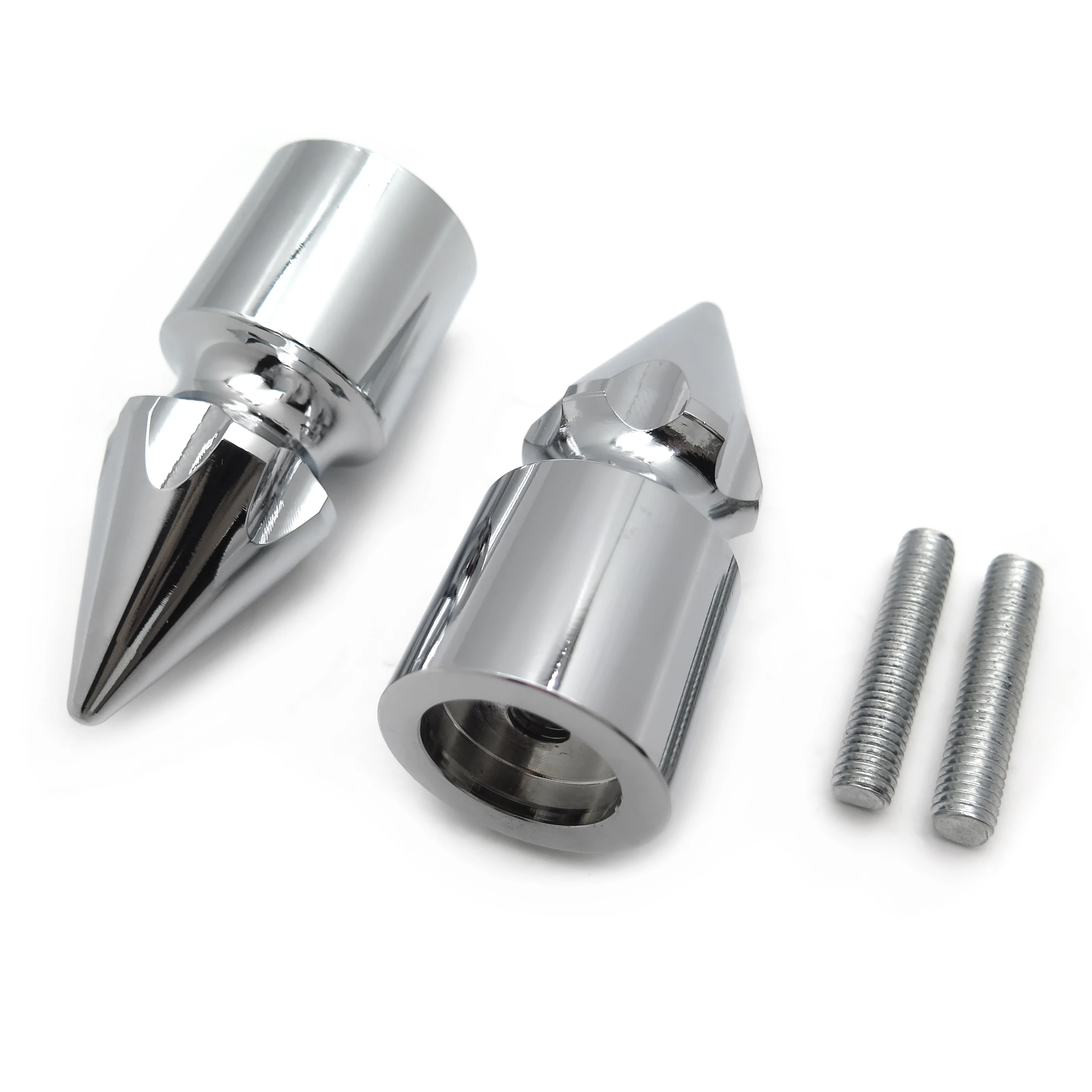 Aftermarket аксессуары для мотоциклов Ultimate хром Спайк бар концы для Kawasaki 250 500 600 Zx7 Zx9 Zx10 Z1000