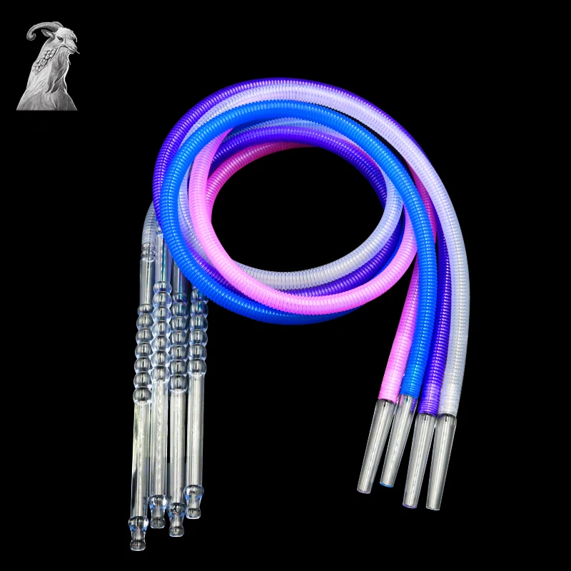 

SY 1PC New Design Disposable 1.6M Length Plastic & Plastic Pipe Shisha Hookah Hose Narguile Accessories