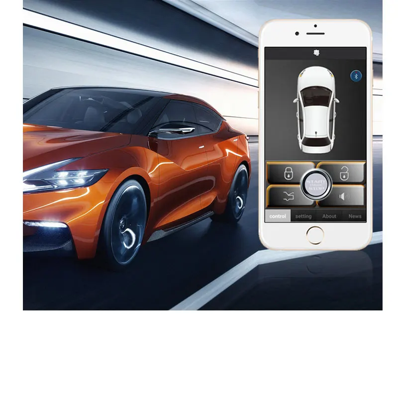 

Car Remote Start Car Alarm Auto Alarm System Central Locking Remote Start Keyless Entry System Start Stop Button Car Accessories