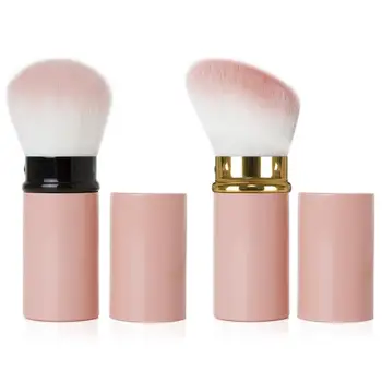 

Flat Bevel Shape Retractable Adjustable Makeup Brushes Face Blusher Foundation Concealer Powder Brush High Quality