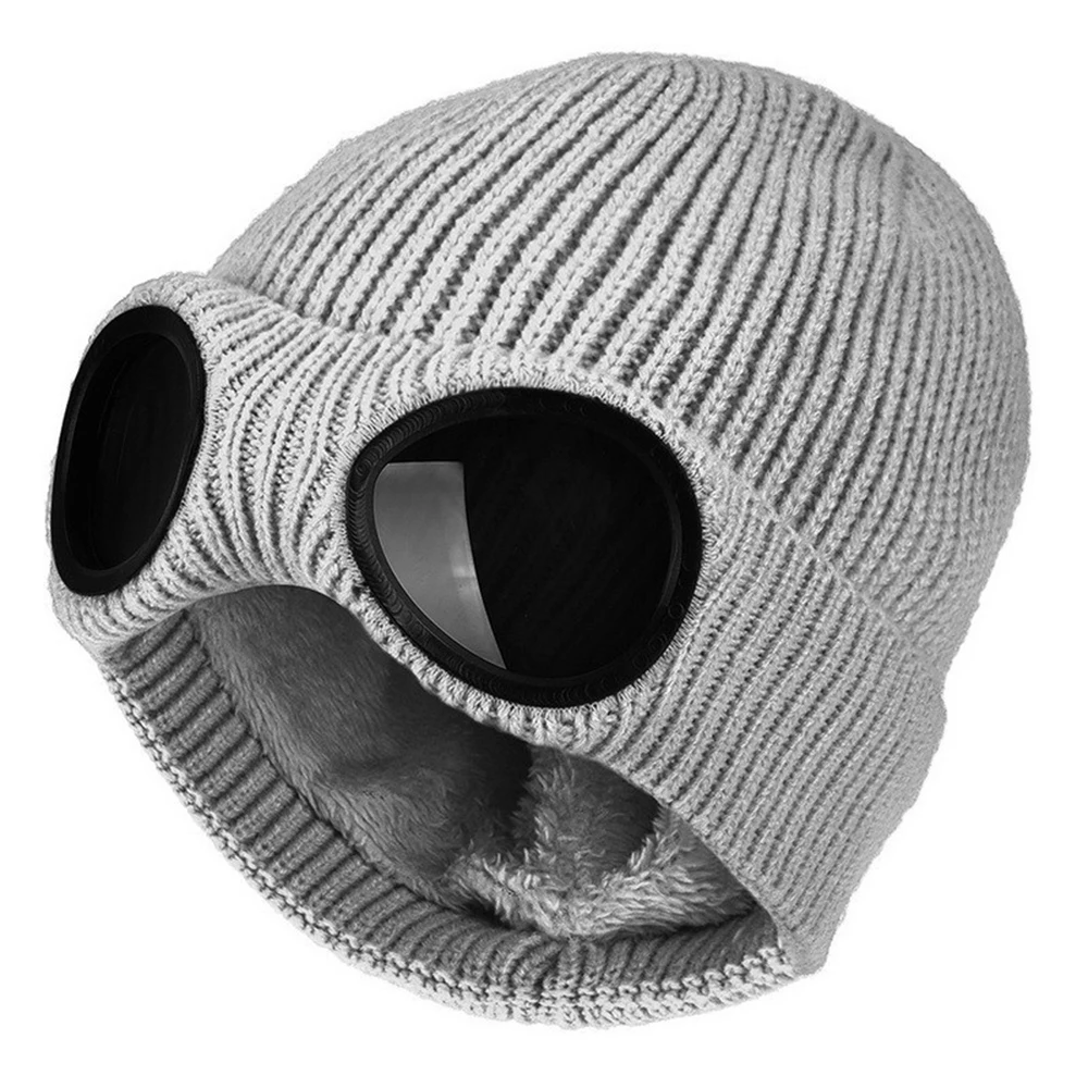Unisex Solid Color Winter Knit Beanie 