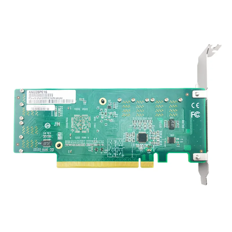  Ceacent NVMe U.2 Controller ANU28PE16 8 Port SFF8643 zu SFF8639 riser Unterstützung 8 NVMe SSD