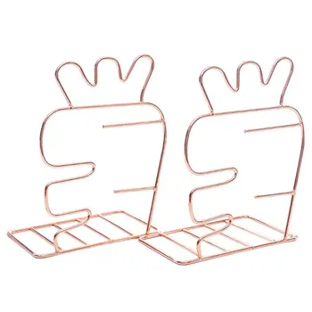 

Metal Book Ends Modern Decorative Bookshelf Decor For Bedroom Library Office School