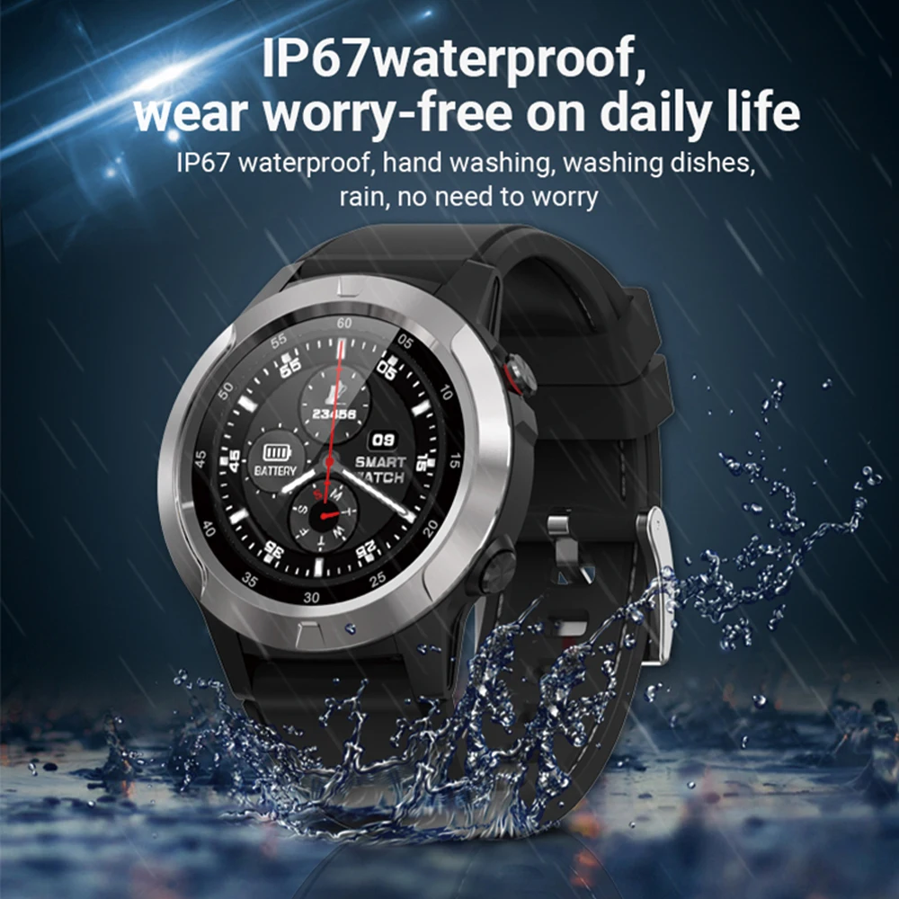 Havit GPS Sport Smart Watch Capacitor Full Round