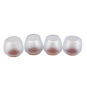 

Rubber Anti-slip Table Chair Leg Tips Furniture Foot Cover 35mm 4Pcs