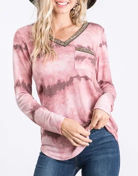 

Madam clothing OWLPRINCESS Women's 2020 Autumn Loose Printed Long-Sleeved T-shirt-Pocket Long-Sleeved T-shirt