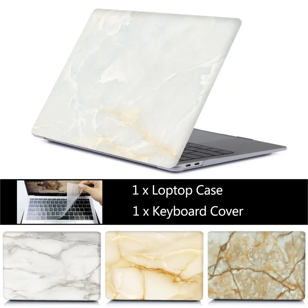 Мраморный чехол для ноутбука MacBook Air 13 A1932 Pro Retina 11 12 15 Book 4 3 сенсорная панель A2159 +