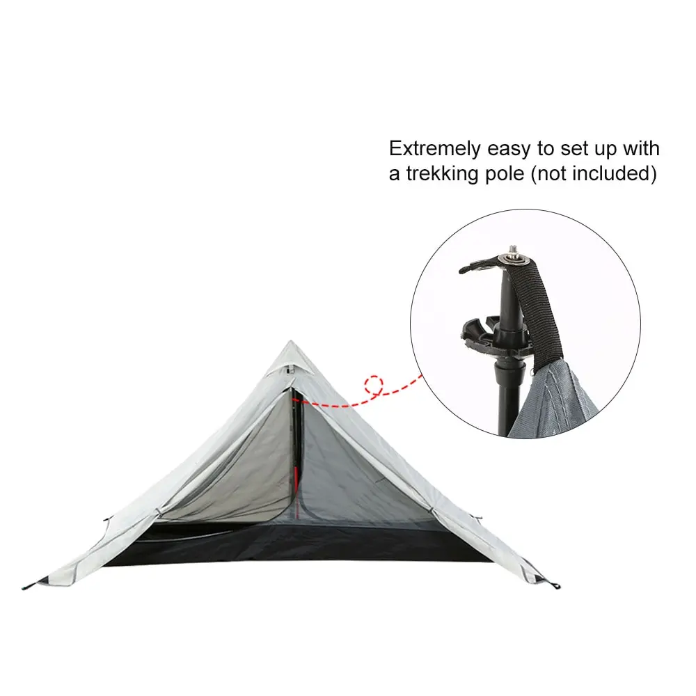 Double Layer Water Resistant Backpacking Tent Outdoor Camping Tent for Fishing Hunting Beach Travel Tents Outdoor Camping