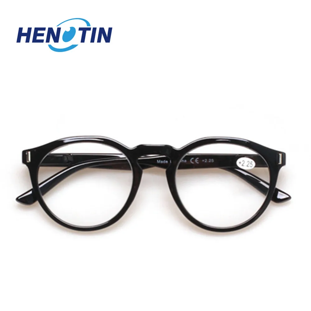 Blue Light Blocking Reading Glasses Spring Hinge Fashion Color Printing Round Frame Men and Women Reader 0.5 1.75 2.0 3.0 4.0 4