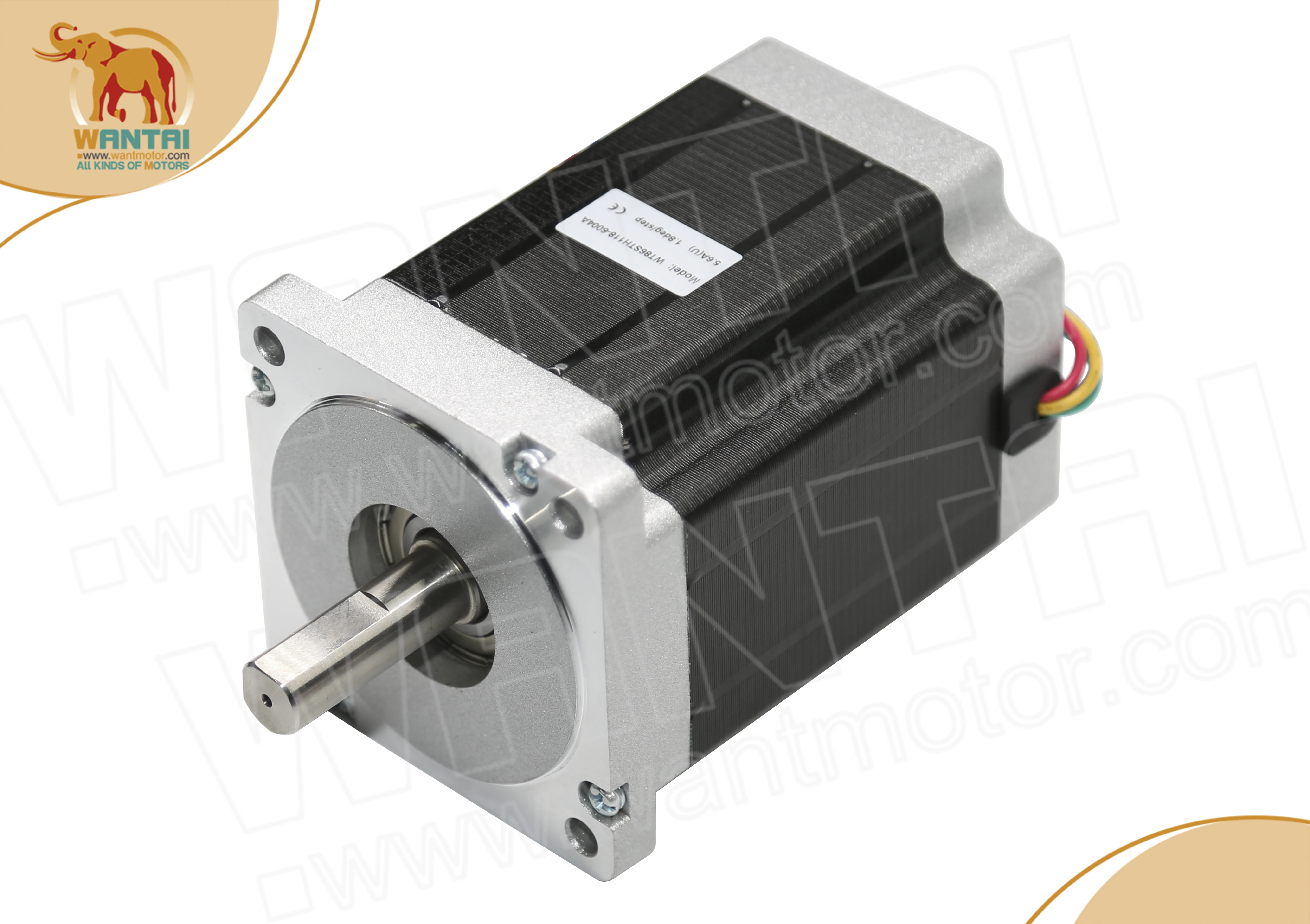 1 шт. WANTAI MOTOR Nema 34 шаговый двигатель с 892OZ-In 8 выводов CNC Kit wantaimotor одновальный |