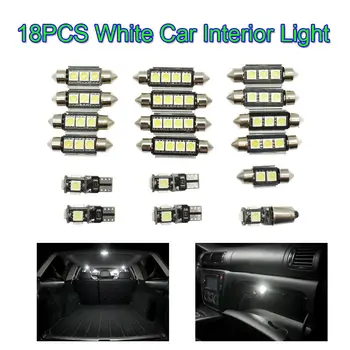 

Bright Light Bulb 6000K 18pcs/set White For Volvo XC90 2003-2011 LED Light Kit