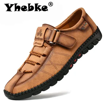 

Yhebke New Autumn Men'S Fashion Casual Shoes Handiness Skid Resistance Shock Absorption Outdoor Shoes Lace-up Flats Loafers