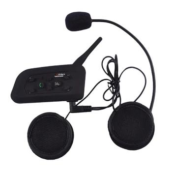 

Bluetooth V6 Pro Motorcycle Helmet Intercom Full Walkie Hand-free 2Pcs
