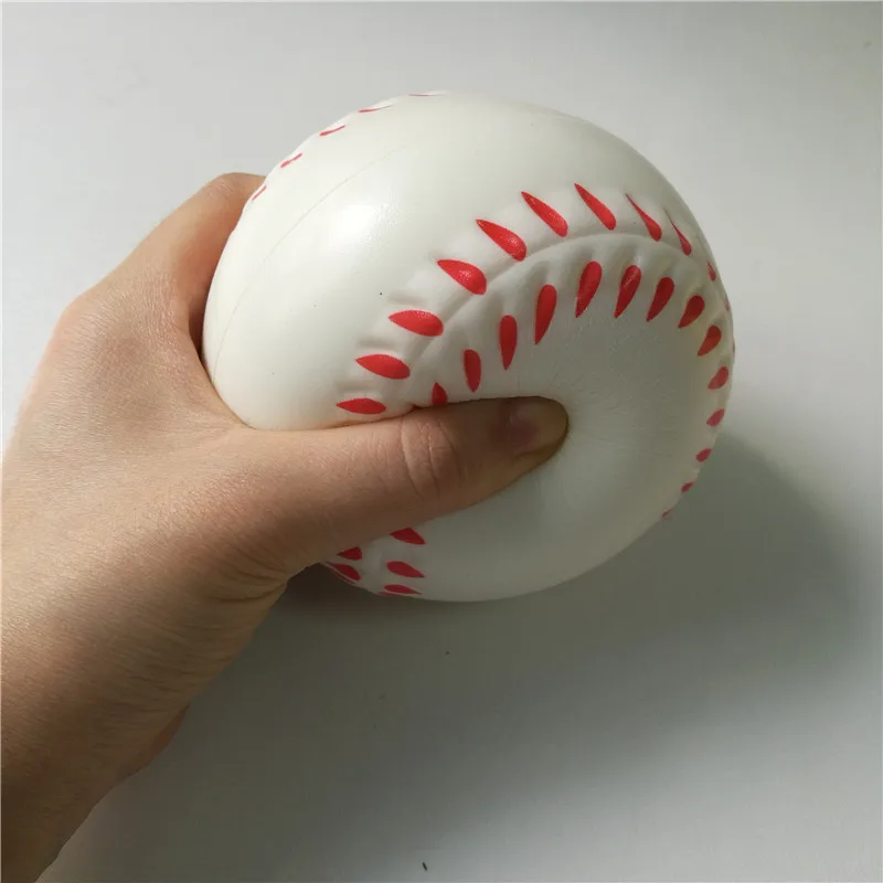 Игрушки бейсбольные антистрессовые Мячи мягкие поролоновые резиновые мячи сжимаются мягкие игрушки для снятия стресса для детей 6,3 см/10 см