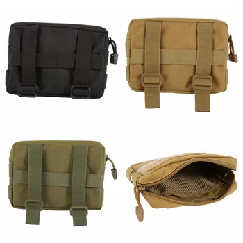 

Tactical Pouch 600D Nylon Military Modular MOLLE Small Utility Pouch EDC Bag Waterproof Mini Bagged Pouch
