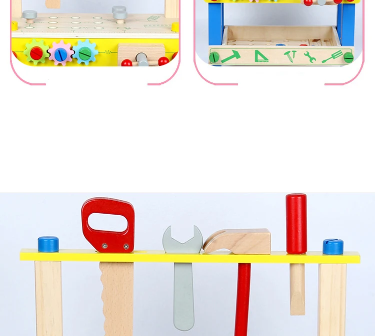 Монтессори материал Обучающие игрушки детские деревянные Diy игровой домик игрушки Моделирование Многофункциональный ремонтный набор детские игрушки