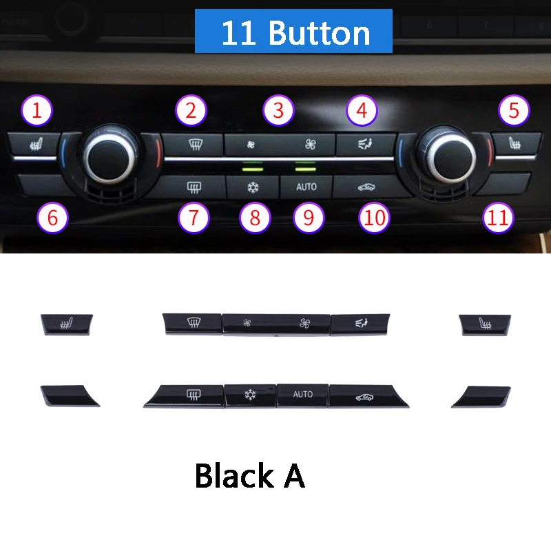 Автомобильный переключатель кондиционера для BMW F07 5GT F10 F11 F06 F12 F13 F01 F02 аксессуары