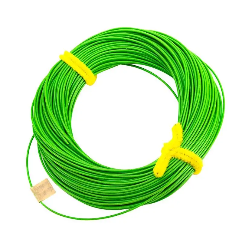 Горячая Вес вперед Катушка Fly Fishline нежная текстура износостойкая 100FT проволока плавающая летающая рыба петля для метания