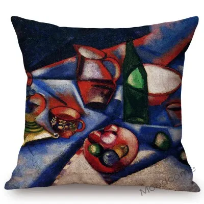 NEW CUBIST ILLUSTRATION SURREAL WOMAN PRINTED 16" X 16" Pillow Cushion Cover 
