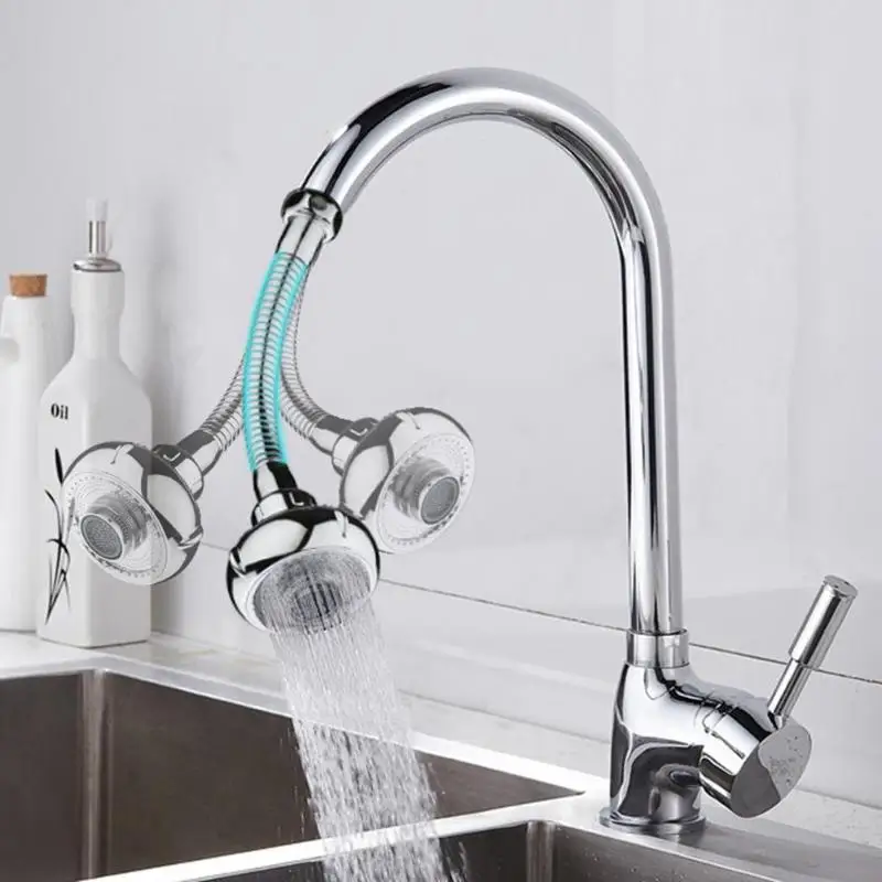 Поворотный водоэкономичный кран кухонная раковина Душевая насадка Bubbler кран соединитель умывальник фильтр бесплатно изгиб кран с форсункой