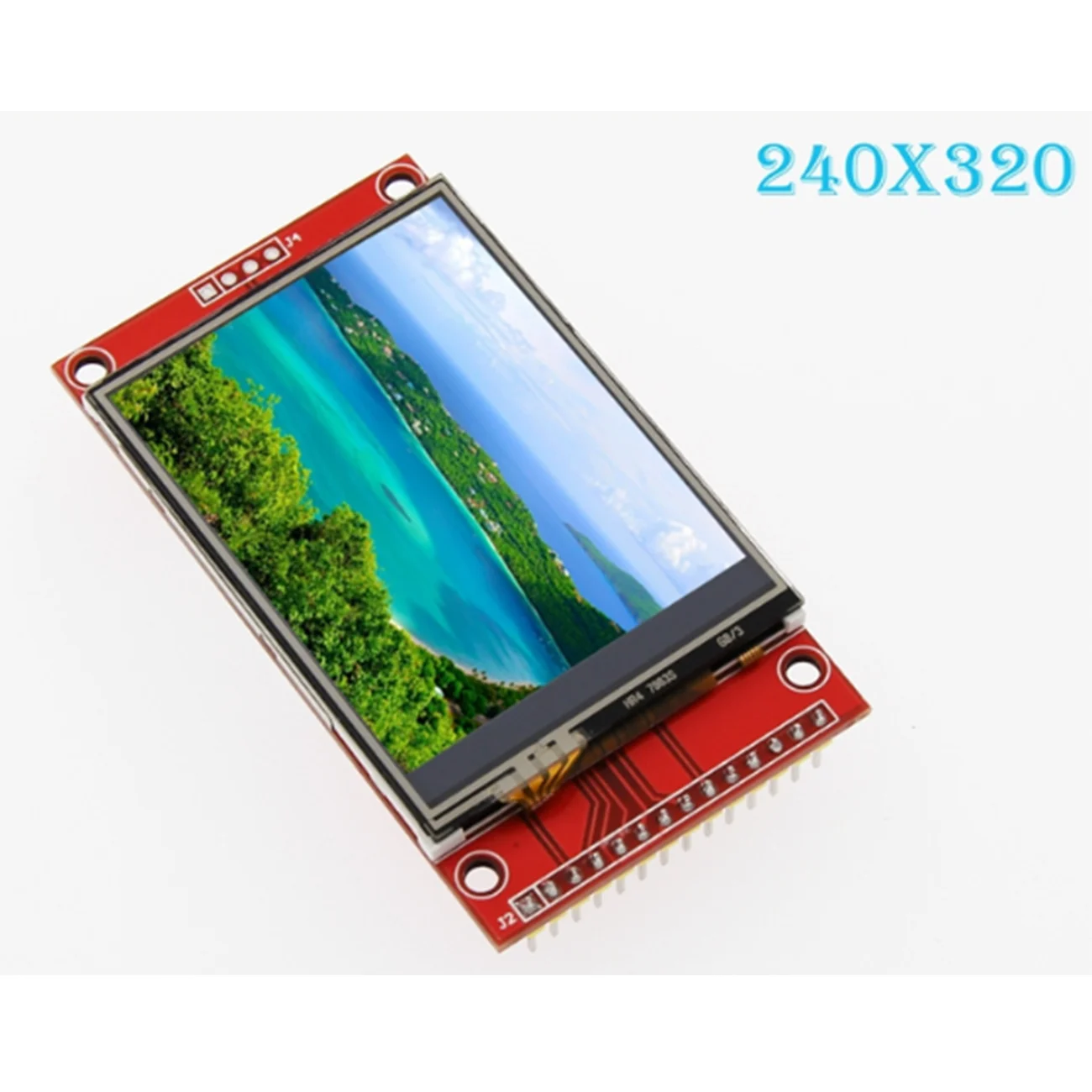 2,4 дюйма 240x320 SPI TFT lcd модуль последовательного порта 5 В/3,3 В адаптер для Micro SD карты ILI9341 ЖК-монитор Белый светодиодный сенсорный
