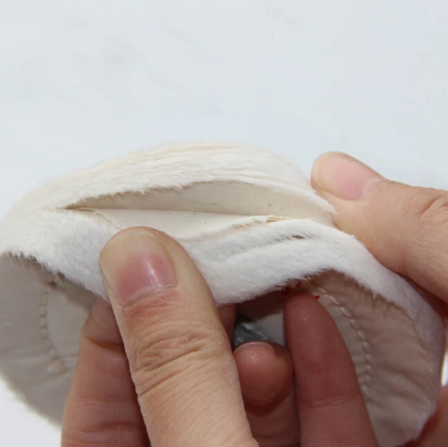 

Top Quality Good White Wheel Arbor Hot 4'' 100mm Buffing Cloth Polishing Mop Wheel Kit Buffer New Polish Aluminum Wood Plastic,