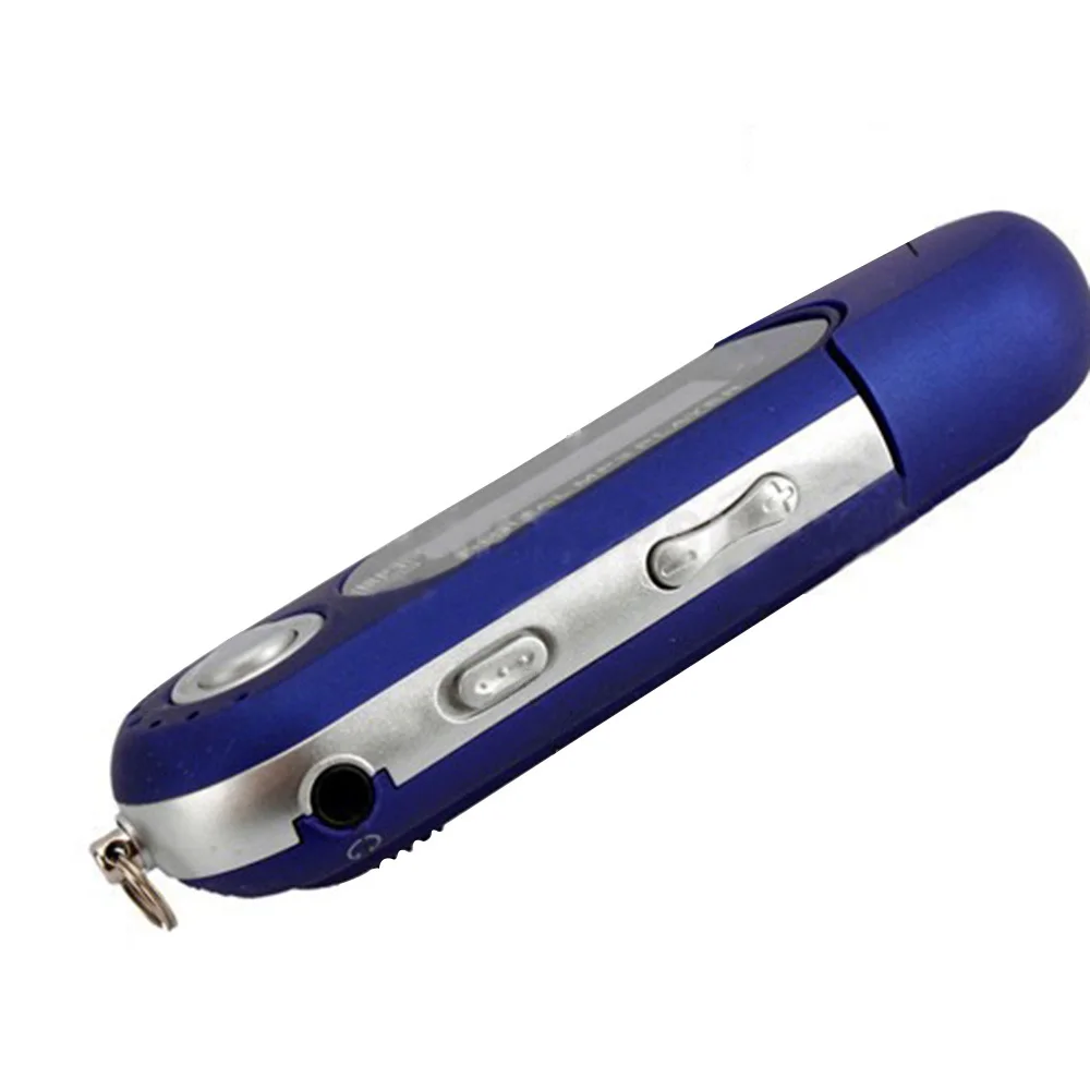 USB MP3 музыкальный плеер цифровой ЖК-экран Поддержка 32 Гб TF карта и fm-радио с микрофоном черный синий mp3-плеер