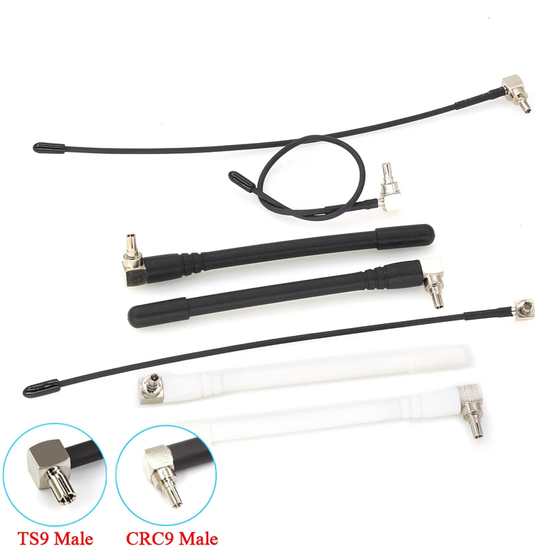 2/10/20Pcs Javino 3G 4G WiFi 안테나 TS9 CRC9 커넥터 화웨이 E5573 E8372 E3372 USB 무선 라우터 PCI 카드