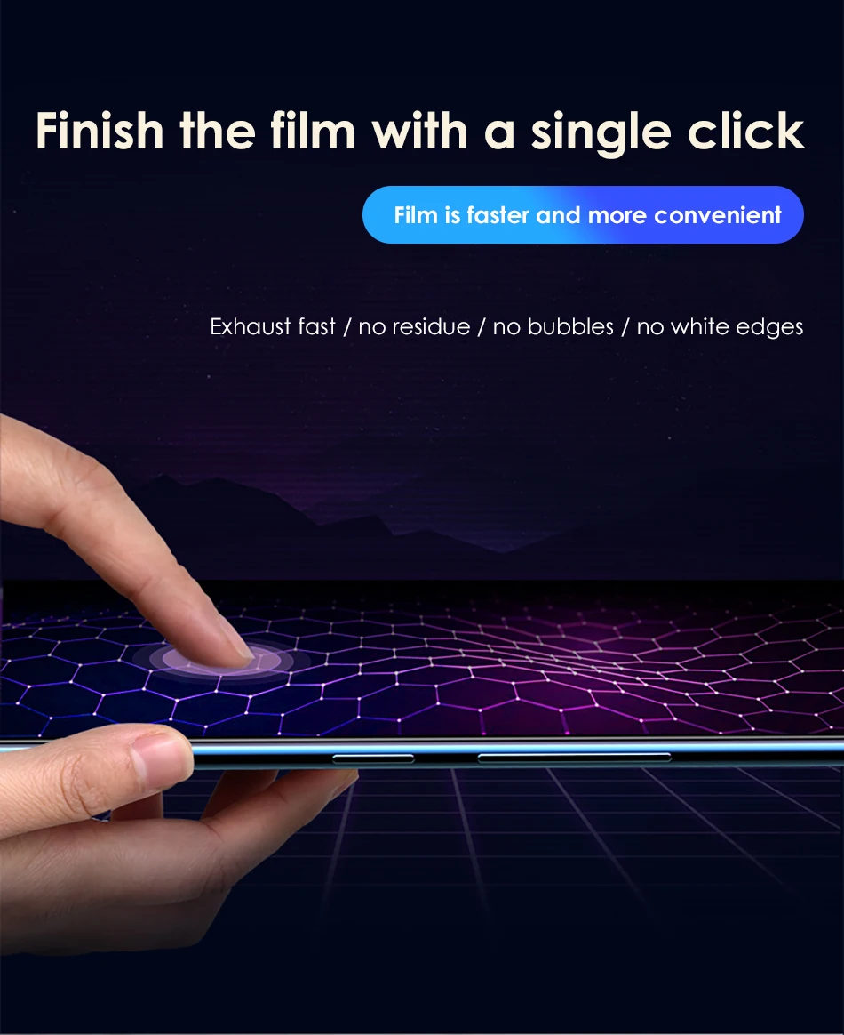 Benks VPRO Protective Tempered Glass For Xiaomi 9 Screen HD 0.3mm Ultra-thin Curved Edge Full Cover Screen Protector Front Film (7)