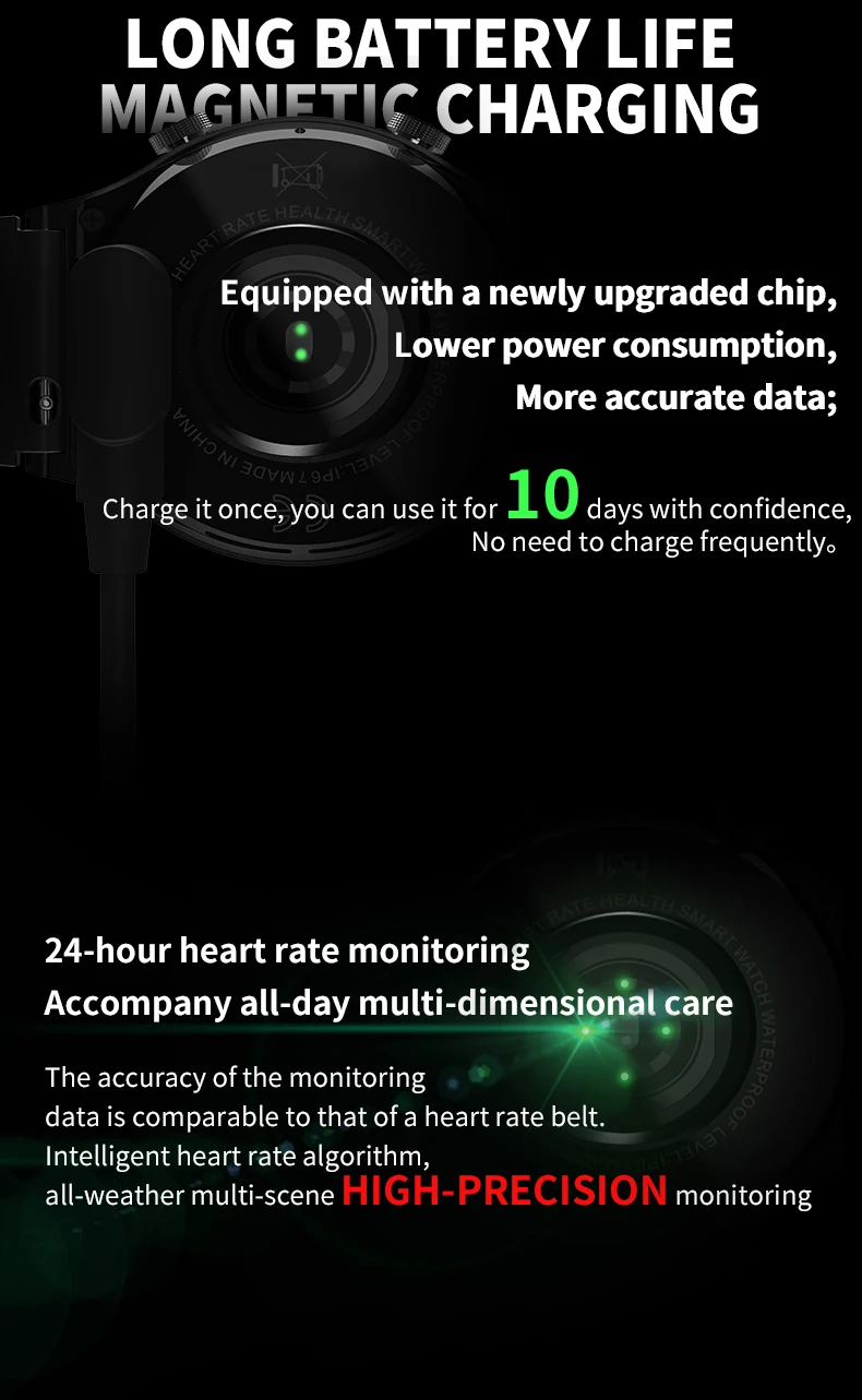 Smart Watch HW26 AMOLED Display Men Sport Clock Bluetooth Make Call Music Play Wristband Heart Rate Monitor Women Smartwatch