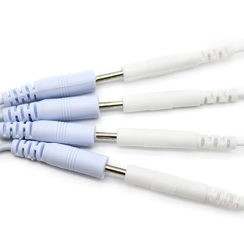 

4 Pins Head 2.5mm Plug Type Electrode Cable Line Wire For Muscle Stimulator