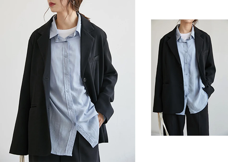 Genayooa офисный Женский блейзер Feminino Slim Fit женские блейзеры и куртки тонкая женская куртка черный блейзер Mujer Повседневная